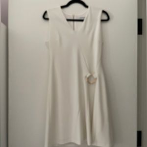 Calvin Klein dress, off white, size 6